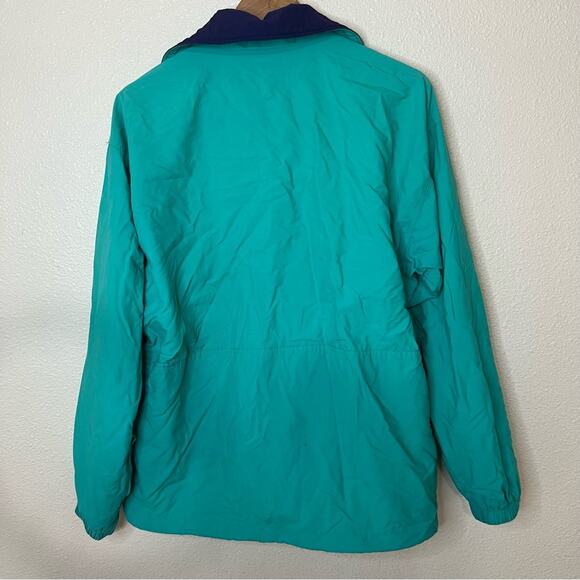 VTG Patagonia Jacket Teal Anorak Pullover Wind Rain Skanorak 80s 90s Mens MEDIUM - Picture 8 of 9